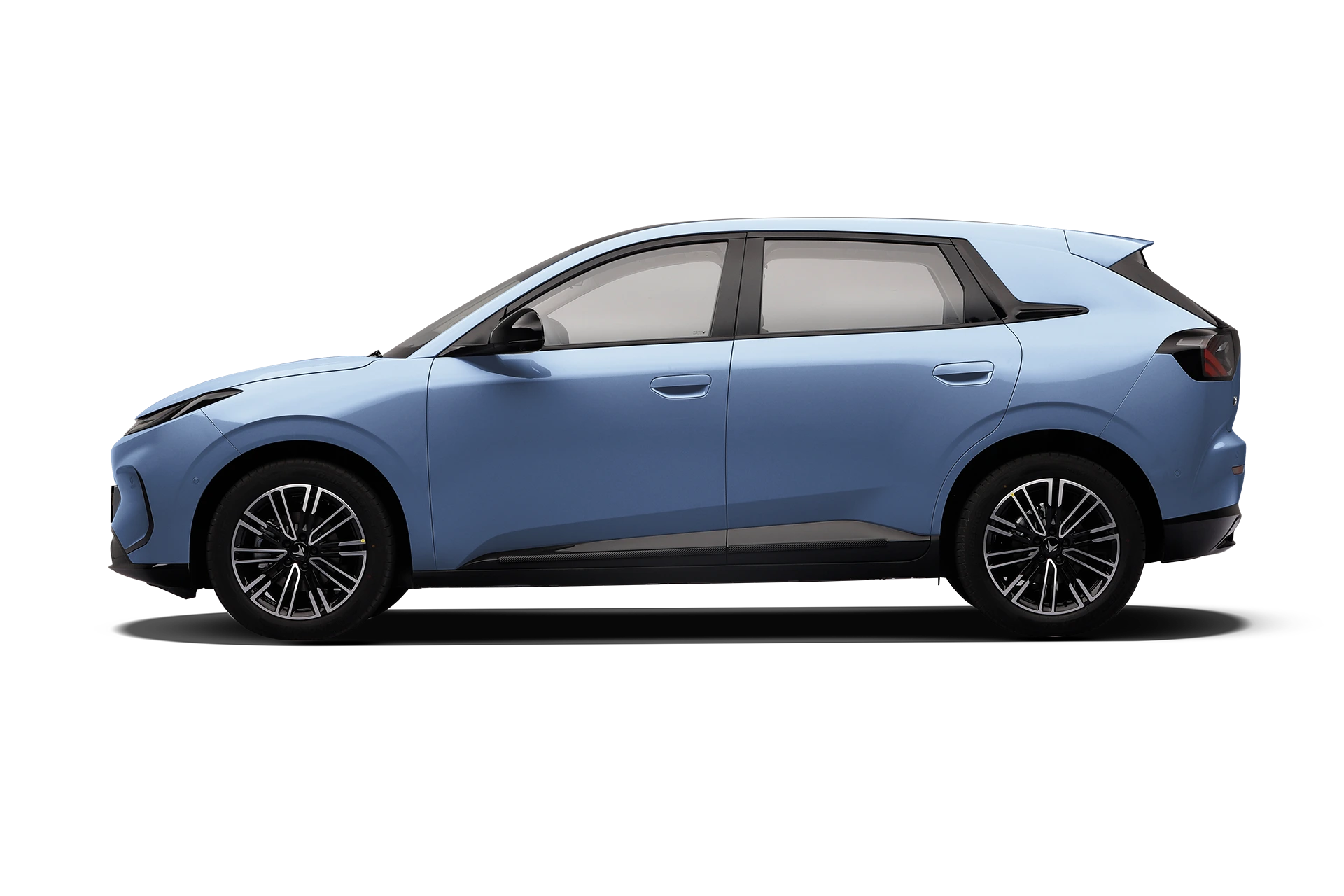 ARCFOX T1 na cor Azul, visto de lado